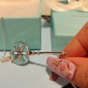 Tiffany & Co. Daisy Diamond Key Necklace